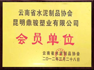BBIN宝盈集团水泥制品协会会员单位荣誉